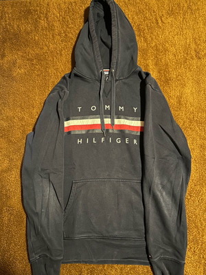 Tommy Hilfiger hoodie used, size XL, blue
