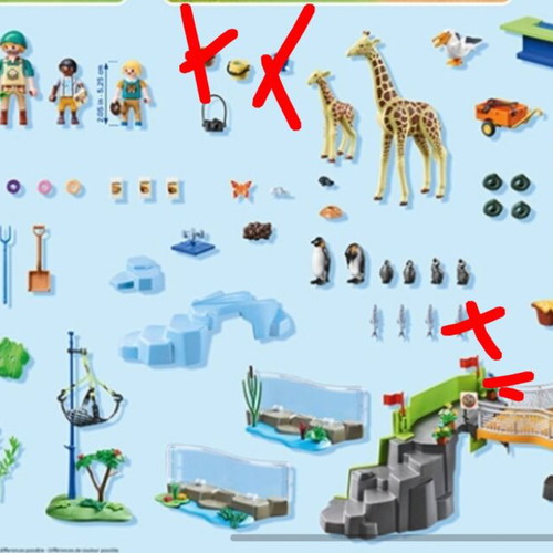 Playmobil 71600 Zoo set like new, almost complete