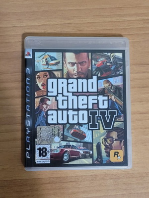 Grand Theft Auto IV PS3 game, European version