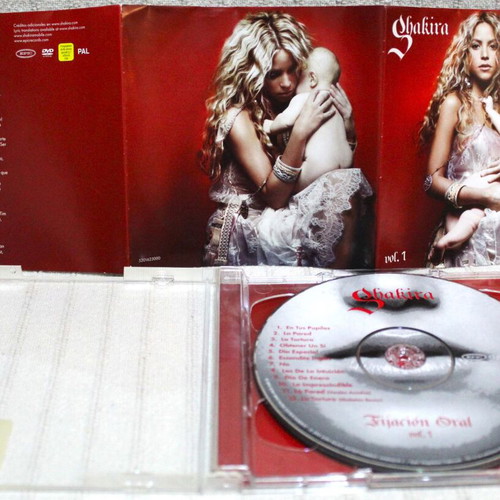 Shakira Fijación Oral Vol. 1 CD and DVD like new, collector's edition