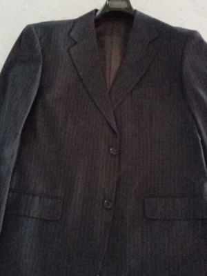 Men's jacket Italian made, like new, black and gray, size XL