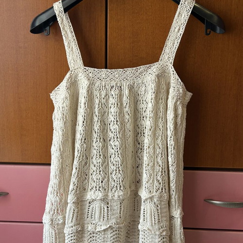 Zara beige knitted blouse, size M/L