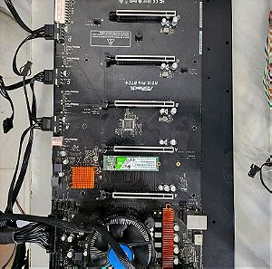 Asrock Motherboard H510 BTC+ CPU, RAM, NvMe και HDD