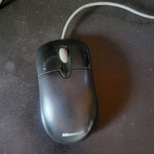 Microsoft Basic Optical USB Mouse used, functional