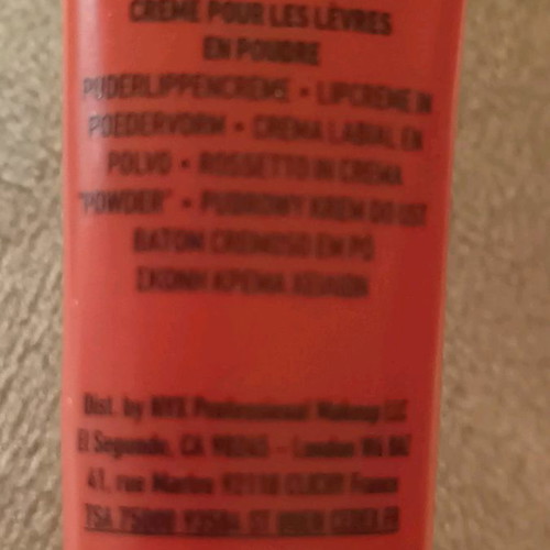 Nyx cosmetics used, Power Puff Lippie and Lipstick Lingerie XXL