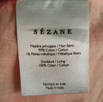 Sézane midi skirt used, cotton, yellow and orange, size 40/42