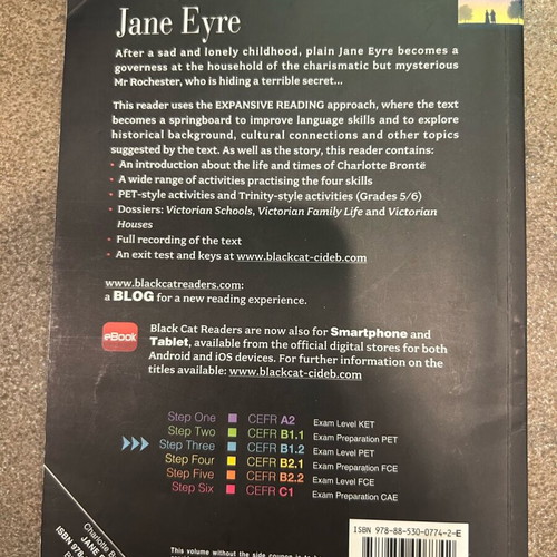 Jane Eyre used with notes