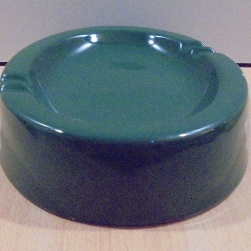 Tuborg beer old promotional ceramic ashtray used