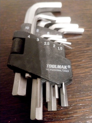 Allen key set TOOLMAK Professional Tools new