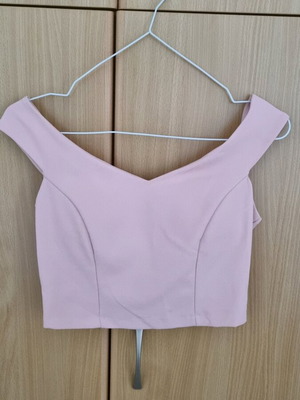 Top used pink with chest cup padding