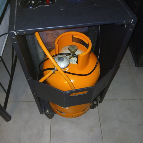 Gas and electric heater