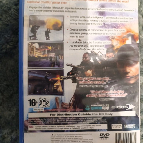 PlayStation 2 Conflict game like new with case