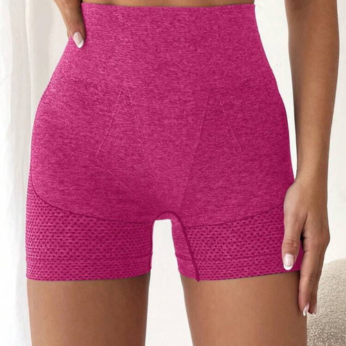 Women's hot pink sportswear gym yoga shorts leggings size Medium new