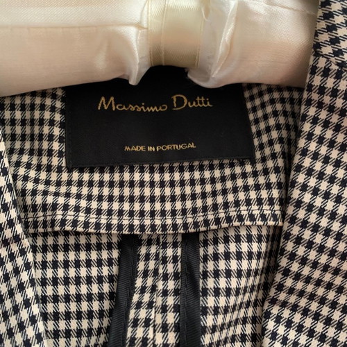 Massimo Dutti blazer used, gray and black, size 36