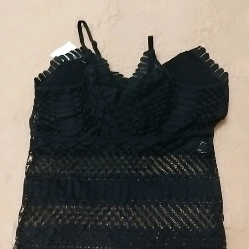 Black lace underwear new, size Small with padding