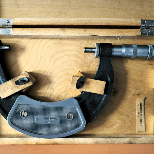 Analog micrometer 100 - 125mm 0.01mm like new, Made in USSR