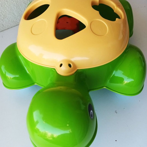 Dolu Fisher Price Shape Sorter Turtle toy, 5 pieces