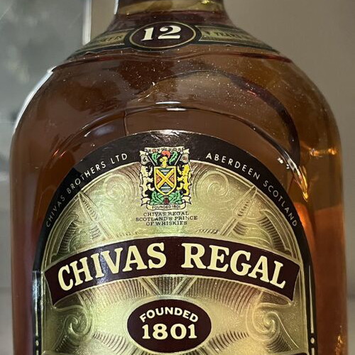 Chivas Regal 12 Years 1L sealed vintage collectible Scotch whisky