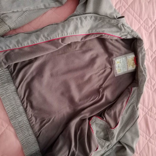 Bomber jacket used, spring, gray, size S