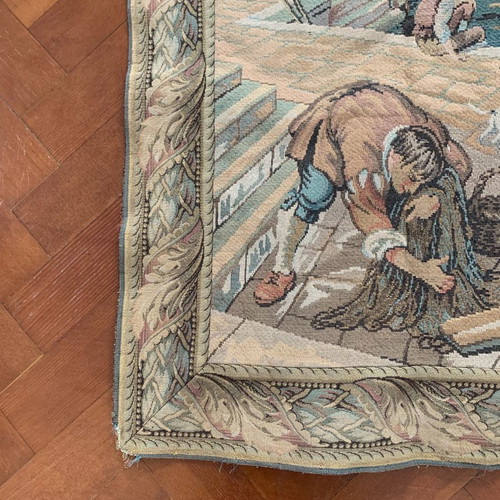 Tapestry with nautical theme like new, large size 150x117