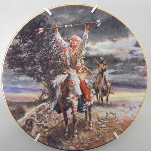 Horizons of Destiny decorative porcelain plate by Harry Schaare