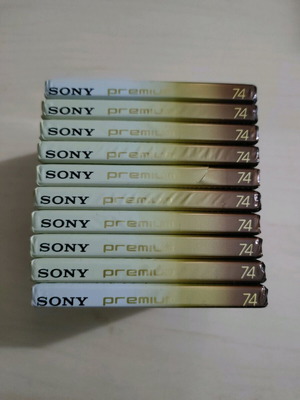 Sony Premium Gold MD Minidisc 74 минути комплект от 10 нови запечатани