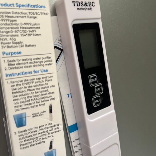Water Quality and Hardness Meter Portable New