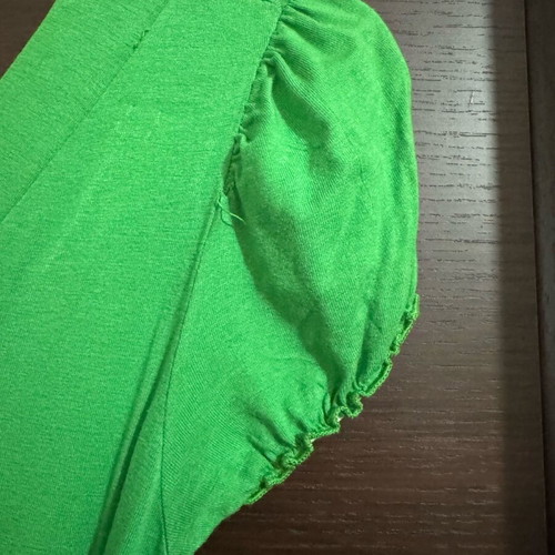 Summer dress green like new, breathable fabric