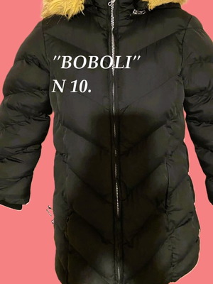 Boboli parka size 158 cm N 10 like new, black