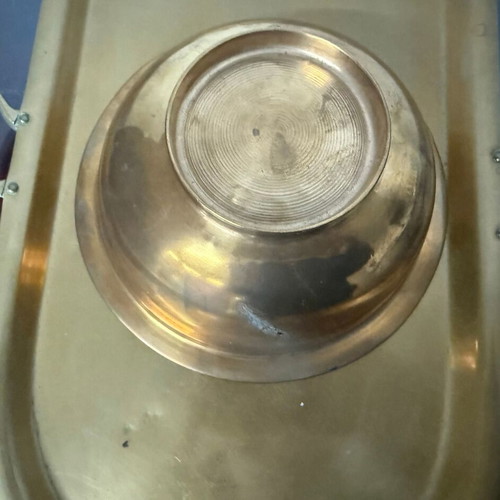 Antique Russian brass samovar 1870 used