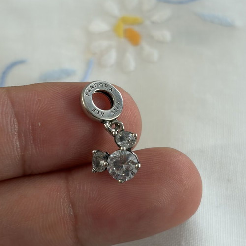 Pandora Mickey Mouse silver charm pendant