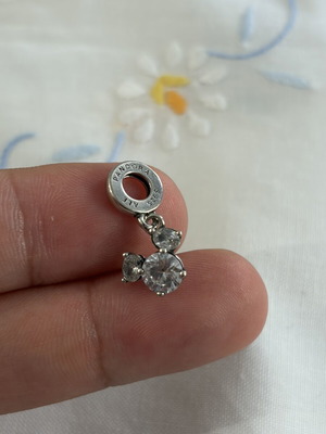 Pandora Mickey Mouse silver charm pendant