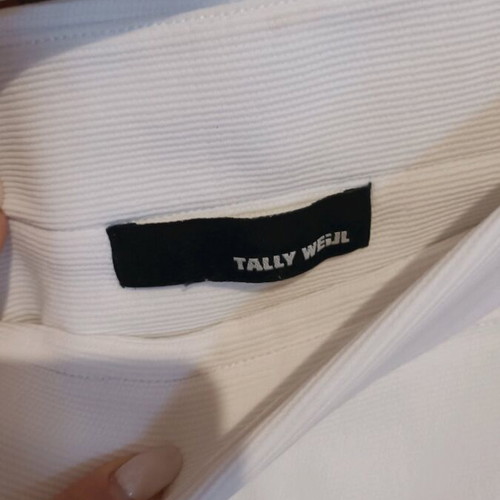 Mini skirt white like new, worn lightly, size XS