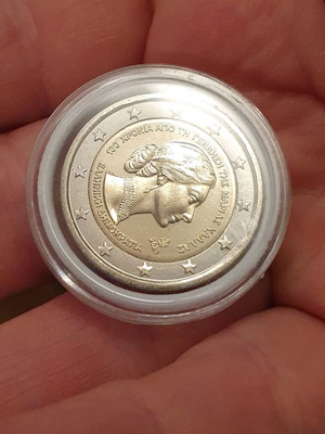 2 Euro Coin 100 Years Maria Callas New, Rare