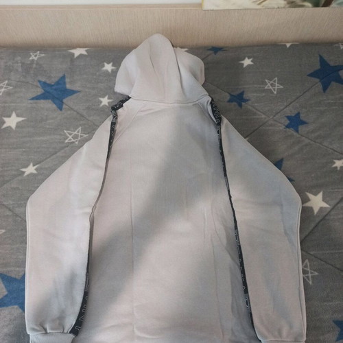 Vinyl sweatshirt M gray black like new with fleece lining