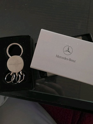 Mercedes-Benz metal keychain new, silver