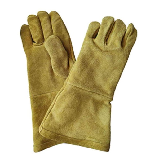 Leather heat-resistant gloves new