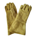 Leather heat-resistant gloves new