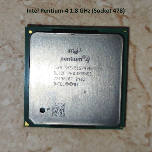 Intel CPUs used, pack of two Core2Duo E4600 and Pentium-4