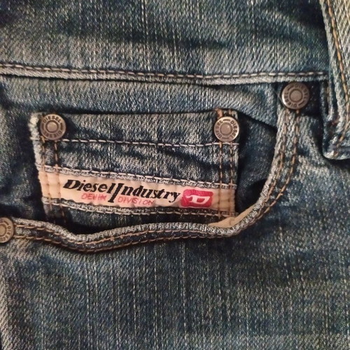 Diesel jeans No 25, straight fit, blue, size XS