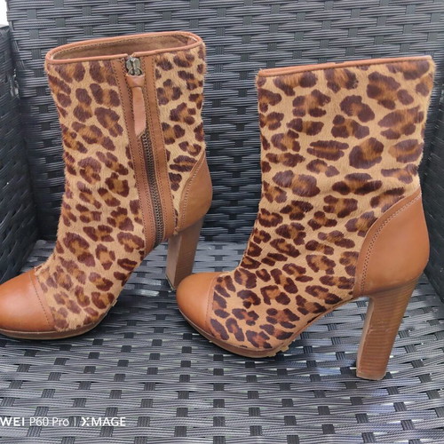 Ugg Vintage boots used, leopard print, size 37.5
