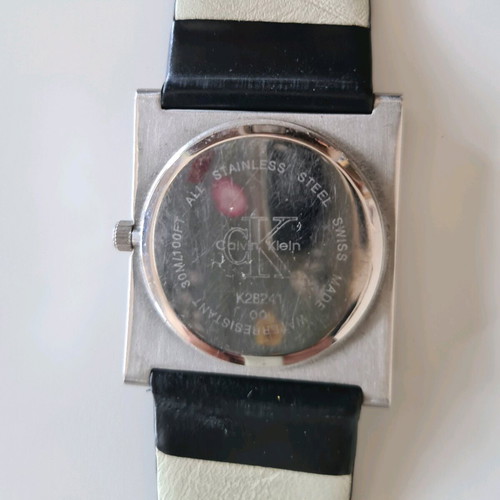 Calvin Klein women's watch with leather strap like new