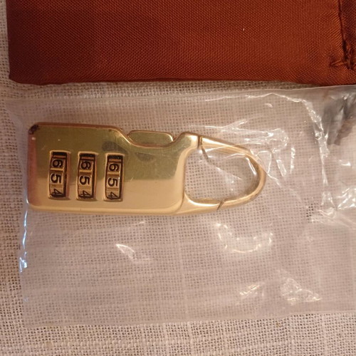 Bric's Milano suitcase lock unused, metal
