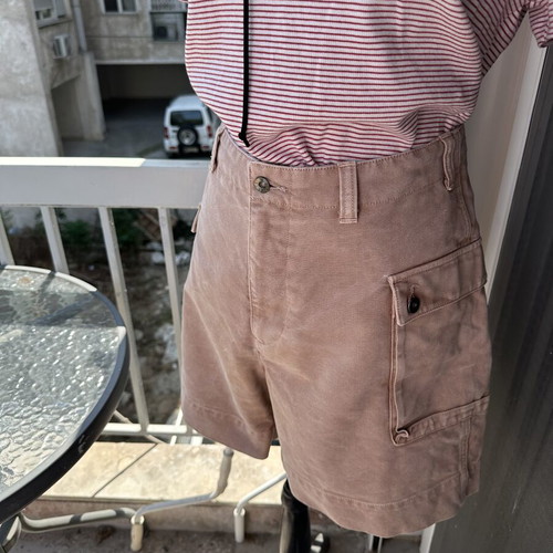 Nike cotton shorts, beige and pink, size M