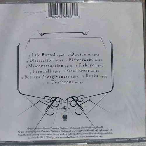 Apocalyptica CD used in excellent condition