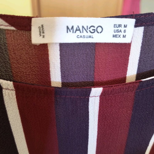 Striped summer blouse Mango like new, multicolor, size M