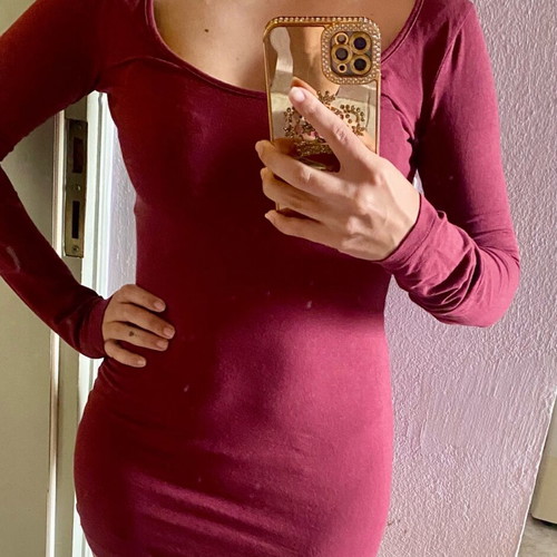 Mini dress burgundy Pink Woman like new, size S