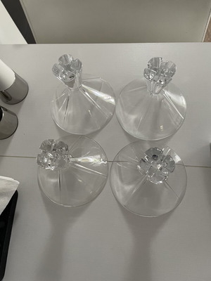 Nachtmann glass ice cream bowls, set of 5