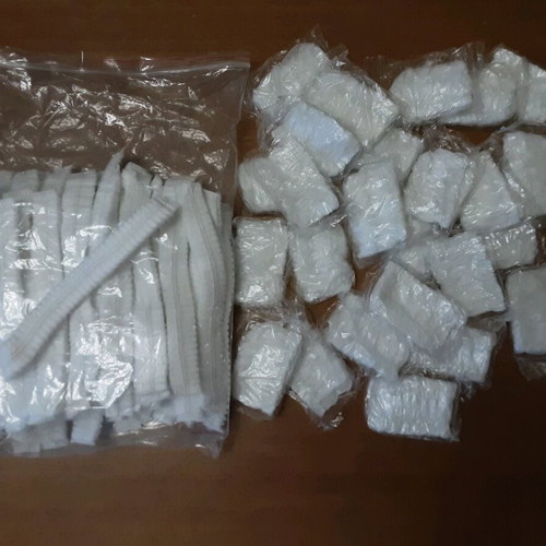 Disposable caps and disposable hairbands, pack of 50+25, new