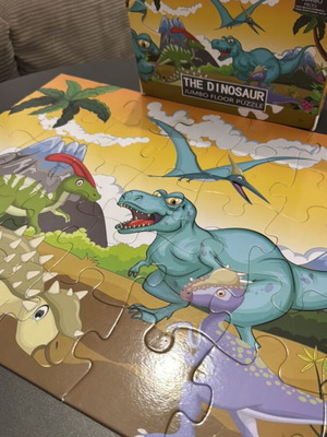Puzzle Dinosaur 3years μεταχειρισμένο, μεγάλο, με χαλασμένο κουτί